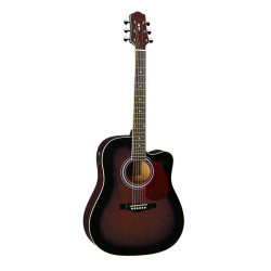 Изображение Naranda DG220CE-WRS Акустическая гитара со звукоснимателем, с вырезом