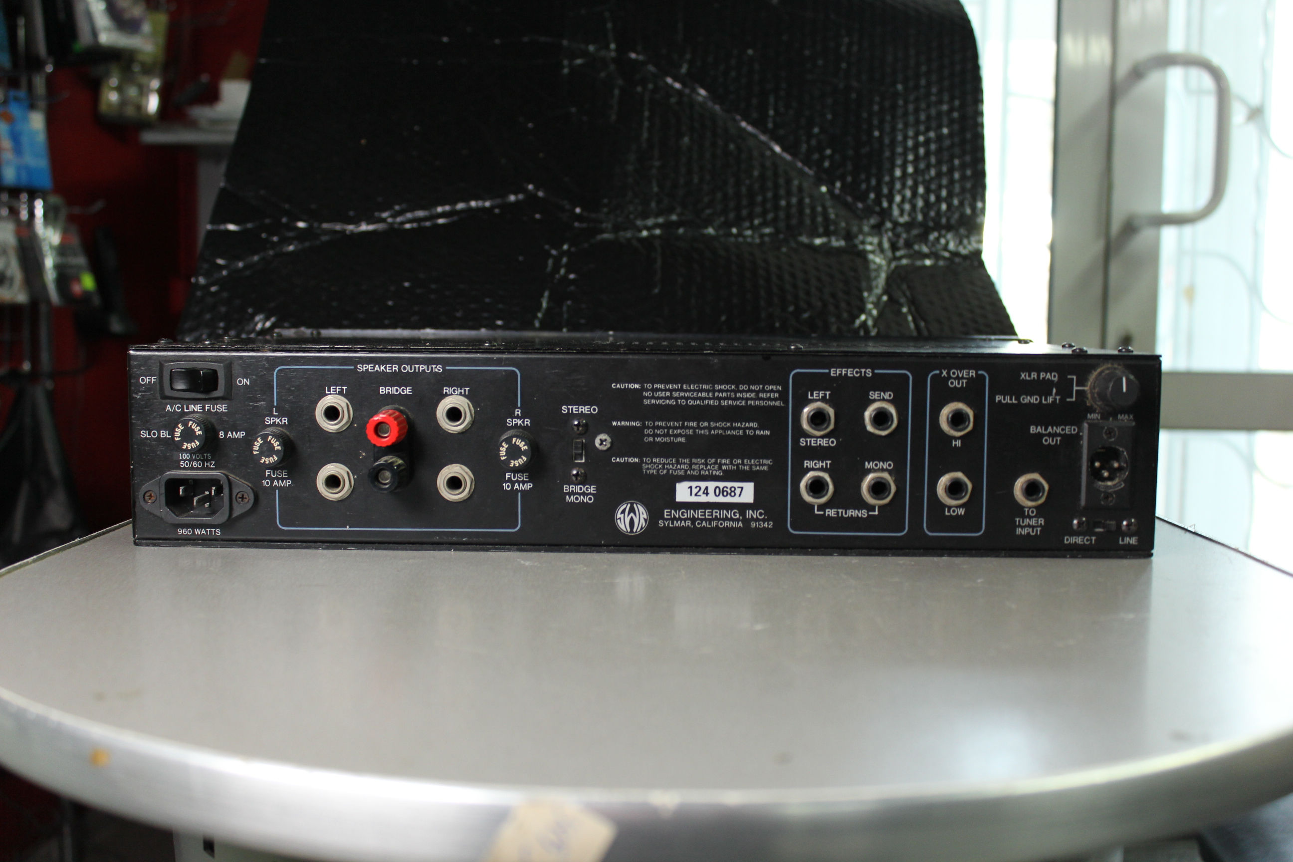 Изображение SWR SM900 Басовый усилитель б/у, s/n 1240687, 900W