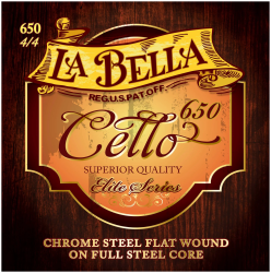 Изображение La Bella 650 Комплект струн для виолончели. США