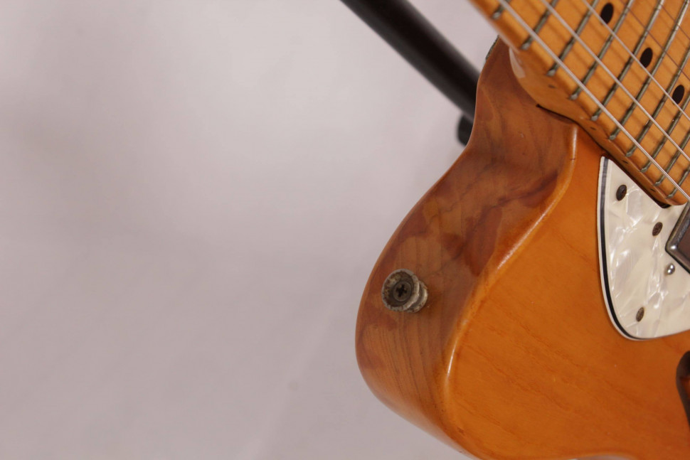 Fender Telecaster Thinline USA 1974, Электрогитара Б/У, s/n 561528, HH, цвет натуральный Изображение Fender Telecaster Thinline USA 1974, Электрогитара Б/У, s/n 561528, HH, цвет натуральный