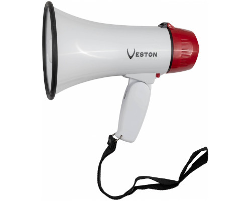 VESTON VMEG8 Мегафон рупорный ручной, 8 Вт, дальность 200м, диаметр рупора 135мм Изображение VESTON VMEG8 Мегафон рупорный ручной, 8 Вт, дальность 200м, диаметр рупора 135мм