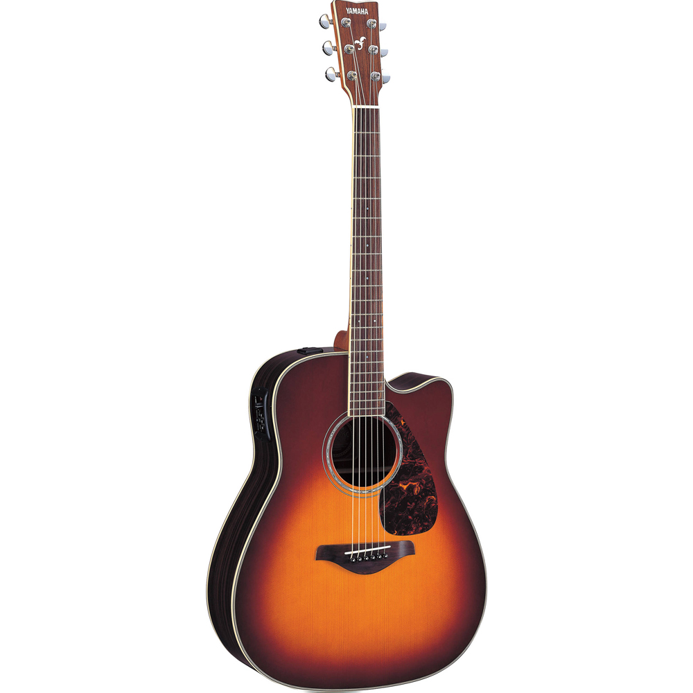 Изображение YAMAHA FGX730SC BROWN SUNBURST Электроакустическая гитара