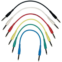 Изображение Rockcable RCL30030 D5 кабель 30 см джек-джек разноцветные