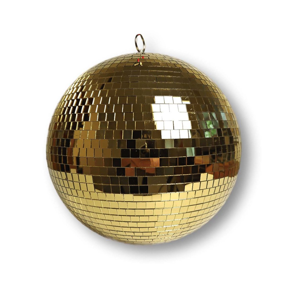 AstraLight AMB050 Gold шар зеркальный, цвет: золотой, без привода, d=50 см Изображение AstraLight AMB050 Gold шар зеркальный, цвет: золотой, без привода, d=50 см