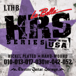 Изображение LA BELLA HRS-LTHB Hard Rockin Steel Комплект струн для электро-гитары. Верхние струны - сталь, басов