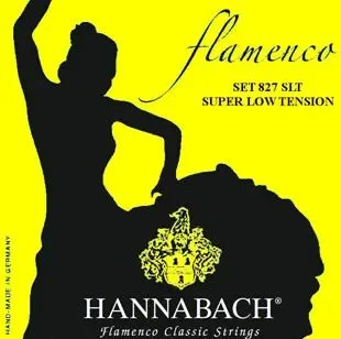 HANNABACH 827SLT Yellow FLAMENCO Струны для классической гитары супер слабого натяжения Изображение HANNABACH 827SLT Yellow FLAMENCO Струны для классической гитары супер слабого натяжения