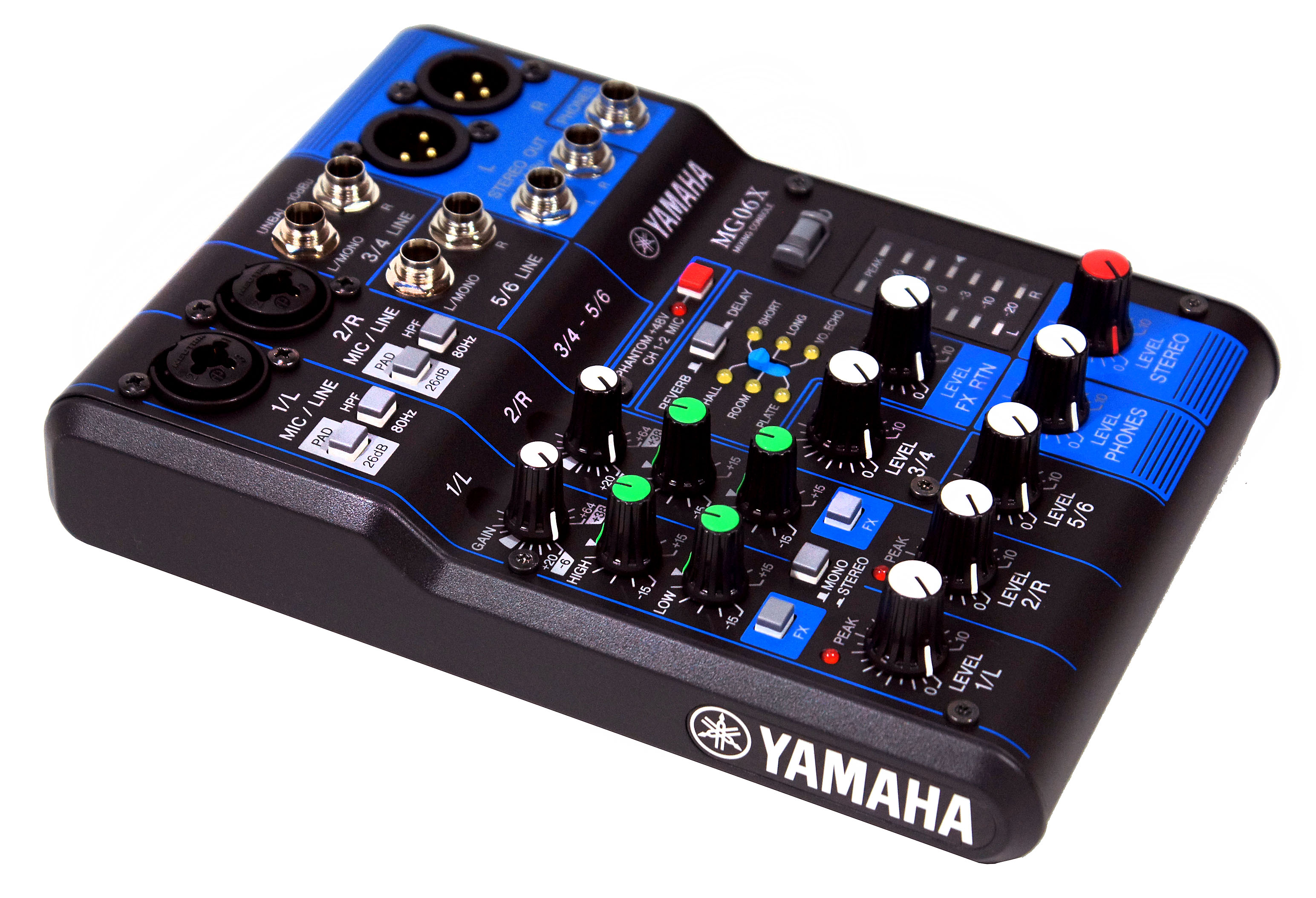 Изображение YAMAHA MG-06X Микшерный пульт 6 кан. 2 микр.лин