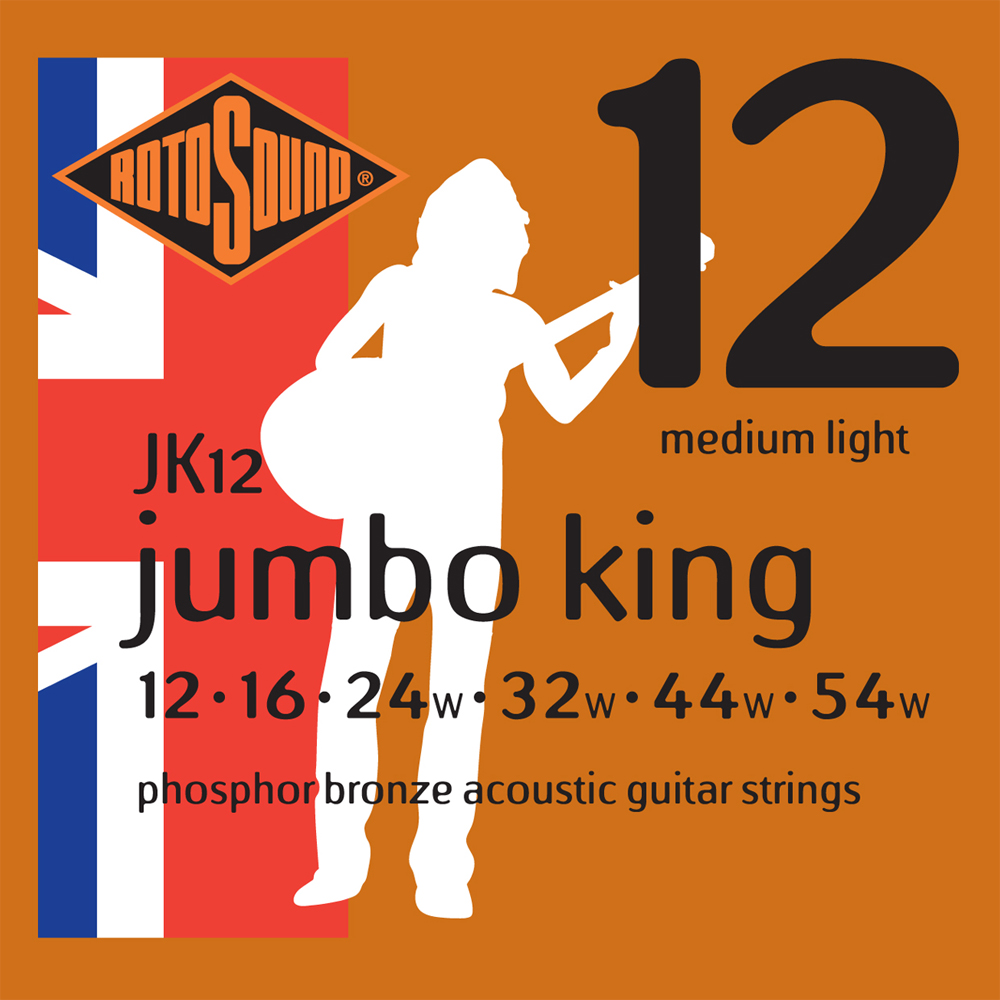 Изображение ROTOSOUND JK12 012-054 Струны для акустической гитары 