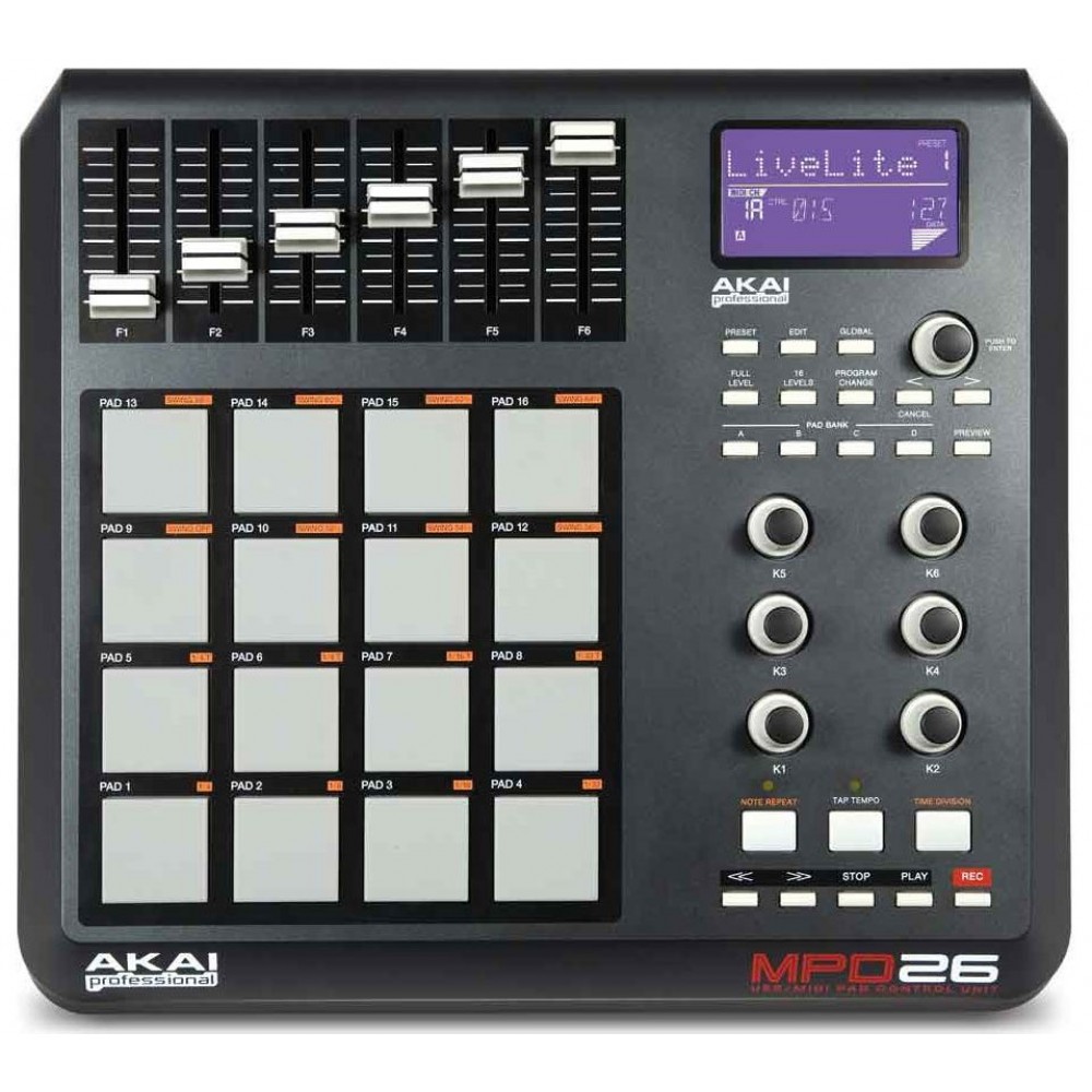 Изображение AKAI PRO MPD26 USB/MIDI-контроллер