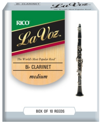 Изображение RICO RCC10MD Трости для кларнета La Voz Medium (ср