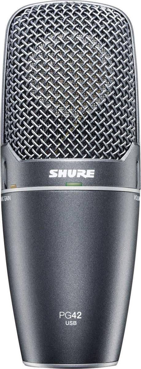SHURE PG42USB Конденсаторный вокальный микрофон Изображение SHURE PG42USB Конденсаторный вокальный микрофон
