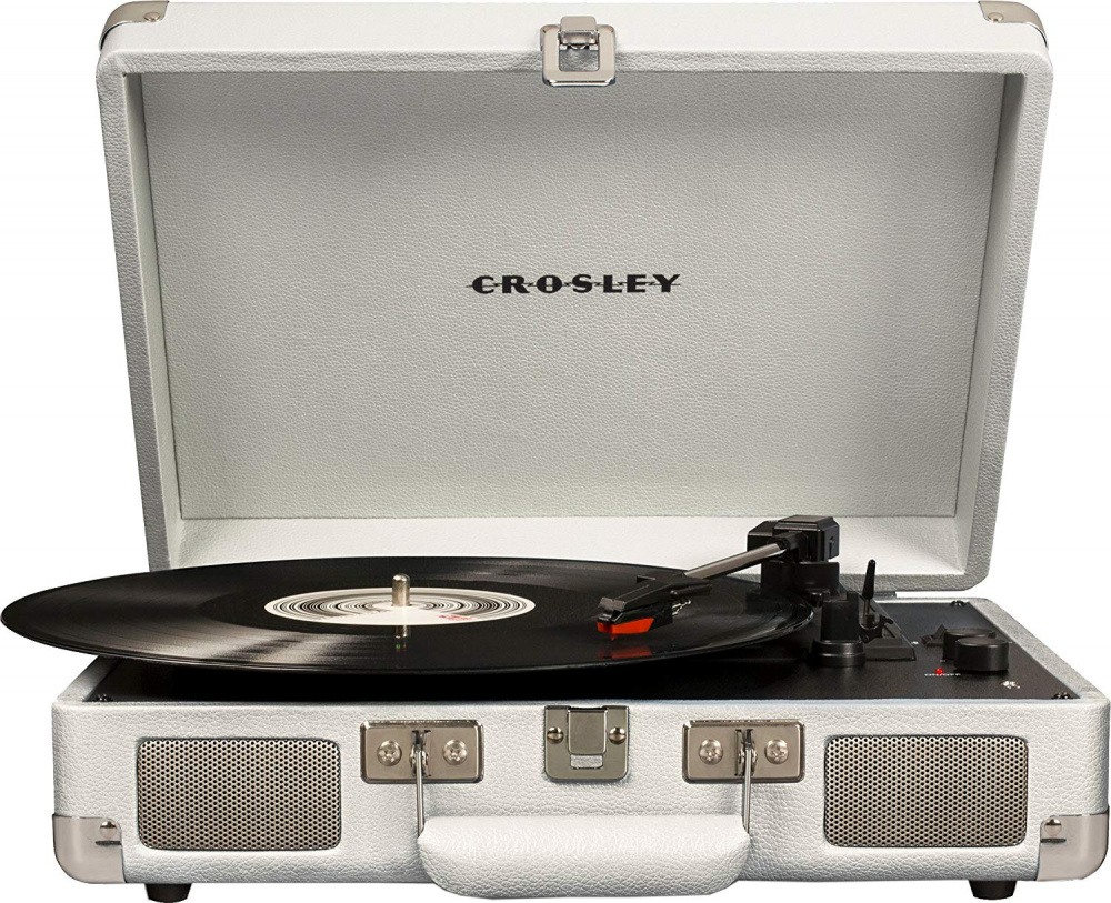 Изображение CROSLEY CRUISER DELUXE [CR8005D-WS] Виниловый проигрыватель White Sands c Bluetooth