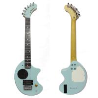 Изображение FERNANDES ELECTRIC SOUND TRAVEL GUITAR Электрогитара Б\У, JAPAN, Цвет Бирюзовый