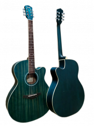 Изображение SEVILLIA IWC-235 MTBL Гитара акустическая, Мензура-650мм, Синяя