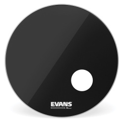 Изображение EVANS BD18RB EQ3 Reso BlackПластик 18" резонаторный с отверстием, черный