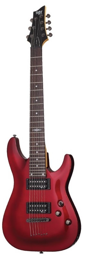 Изображение SCHECTER SGR C-7 M RED Электрогитара 7-струнная