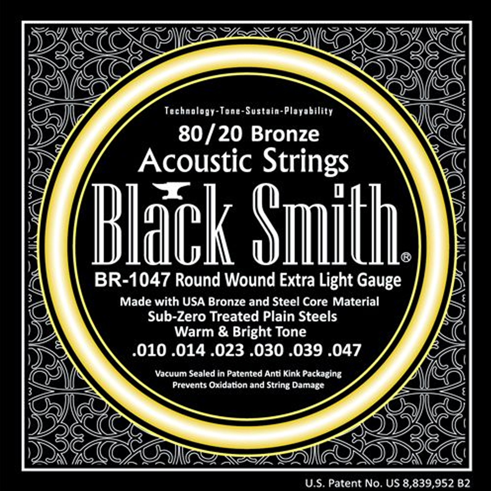 Изображение Blacksmith BR1047 010-047 Струны для акустической гитары