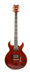 Изображение Schecter Diamond Series S-1 Elite Электрогитара б/у, s/n 0233942, HH, коричневый волнистый клен, зол