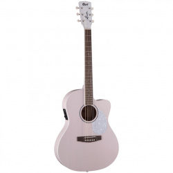 Изображение CORT Jade Classic PPOP  электроакустическая гитара, с вырезом, верх ель,обечайка махогани, Pink