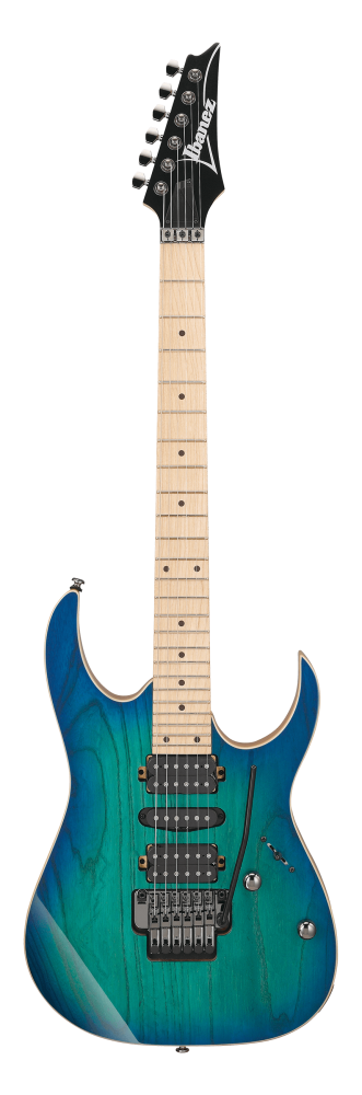 Изображение Ibanez RG480AH Superstrat Электрогитара б/у, s/n F9846391, HSH, зеленый рисунок дерева, колки Gotoh
