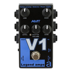 Изображение AMT V-1 Legend Amps Педаль гитарная, гитарный предуселитель V1 (VOX AC30)