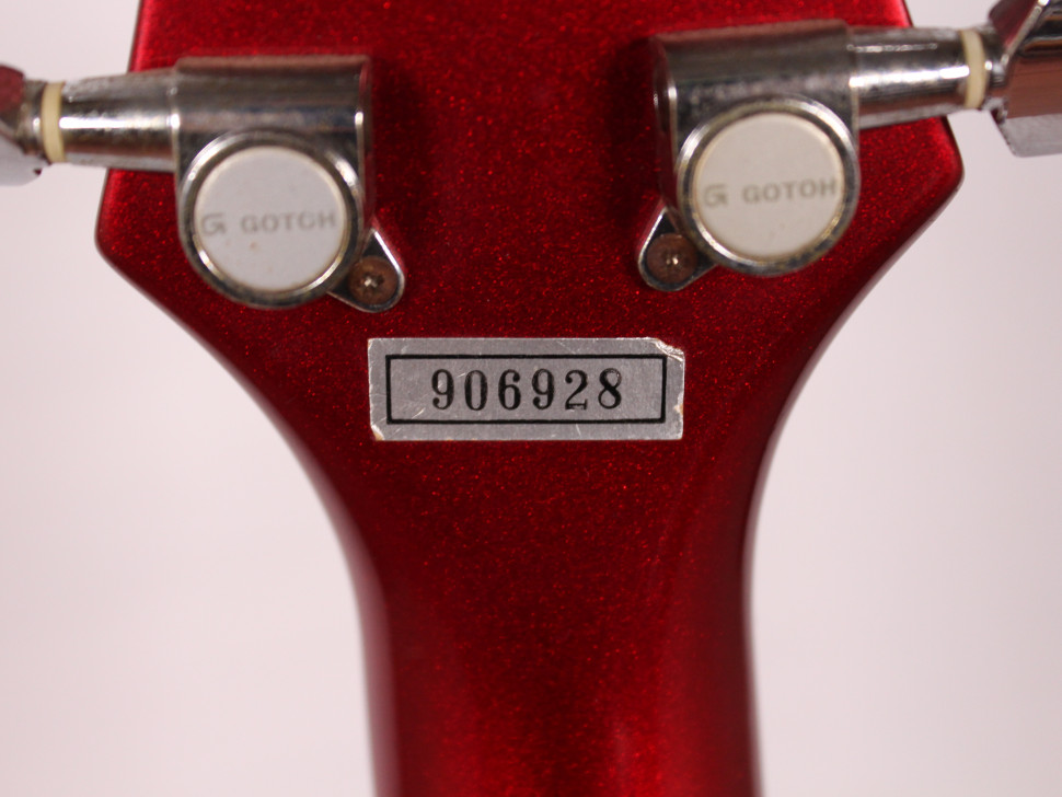 Изображение Metal Driver MD, HHH, красный металлик, s/n 906928, колки gotoh, серебристый пикгард