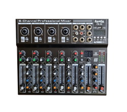 Изображение RAMSA FK06 Микшерный пульт 4MIC +LINE ,1 STEREO INPUT, DSP FX