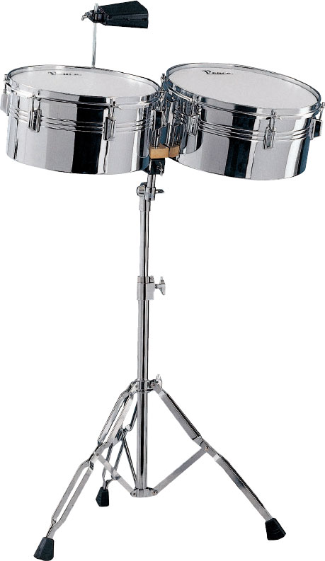 PEACE TB-1 Тимбалес 13"x6,5" + 14"x6,5" + ковбел Изображение PEACE TB-1 Тимбалес 13"x6,5" + 14"x6,5" + ковбел