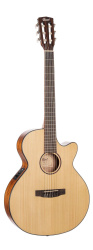 Изображение CORT CEC3-NS Classic Series Классическая гитара со звукоснимателем, с вырезом, цвет натуральный