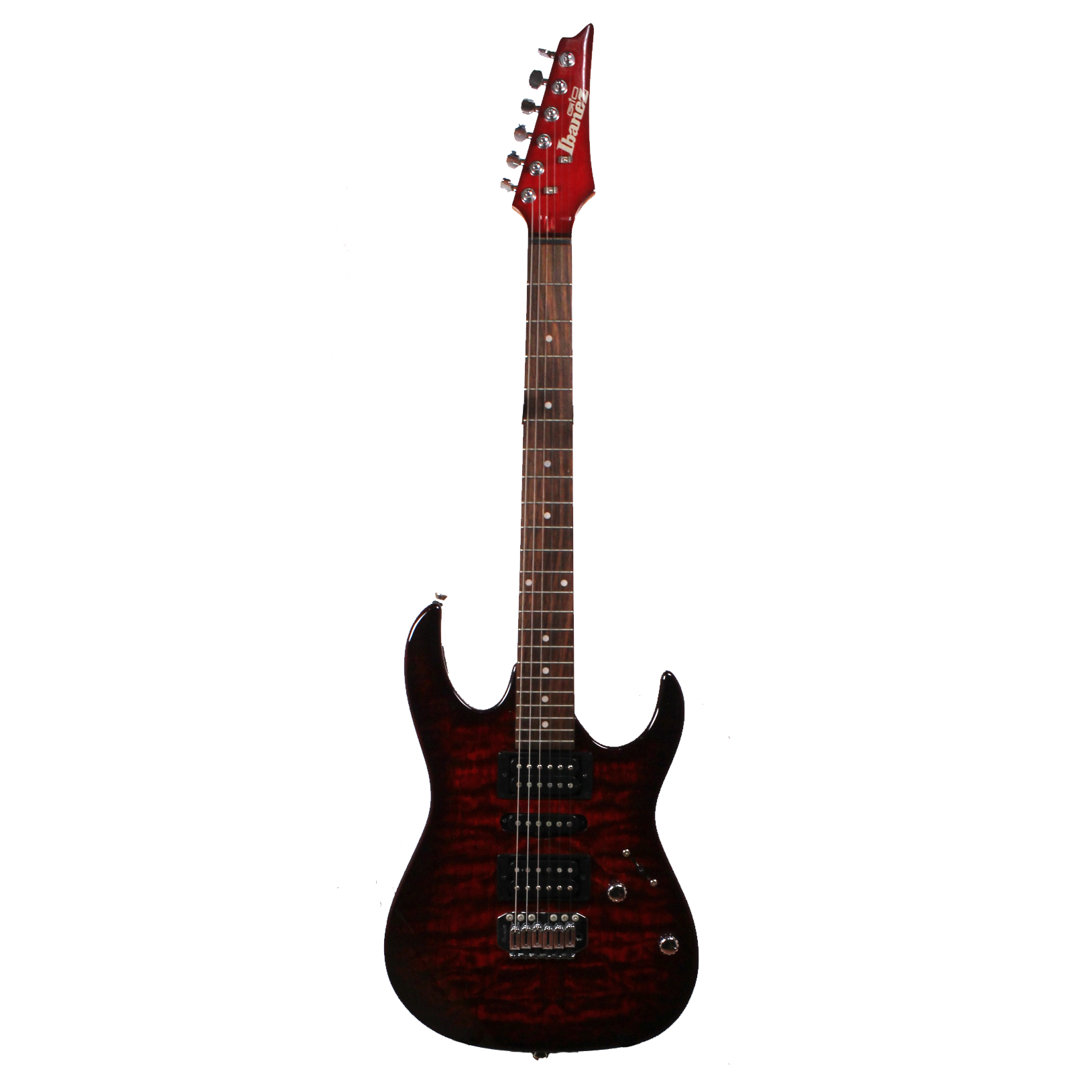 Изображение Ibanez GRX90 TRB Электрогитара б/у, s/n G09122961, HSH, Волнистый топ, красный санберст