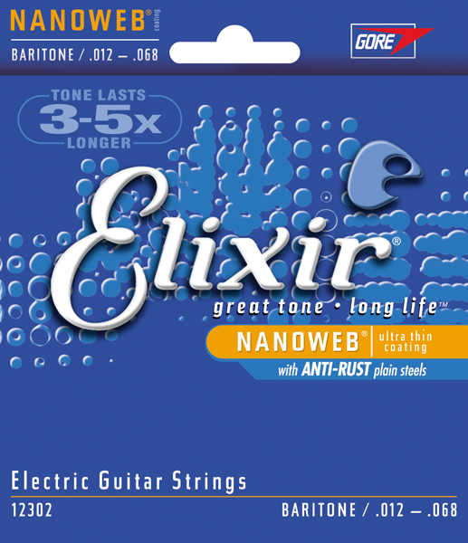 Изображение ELIXIR 12302 012-068 Струны для электрогитары 