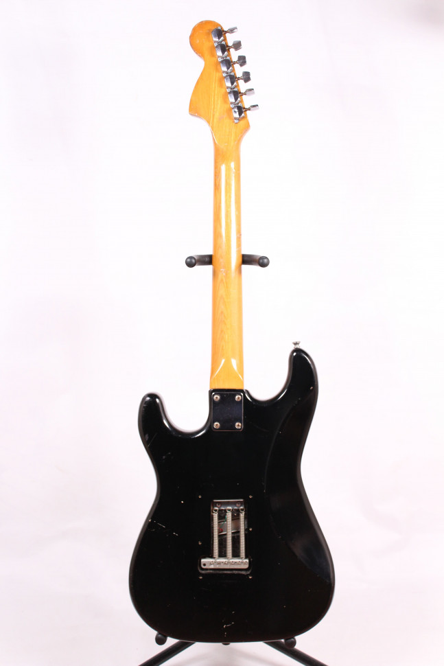 Изображение HOLLY SPLENDOR SERIES STRATOCASTER Электрогитара б/у, SSS, черный, белый пикгард 