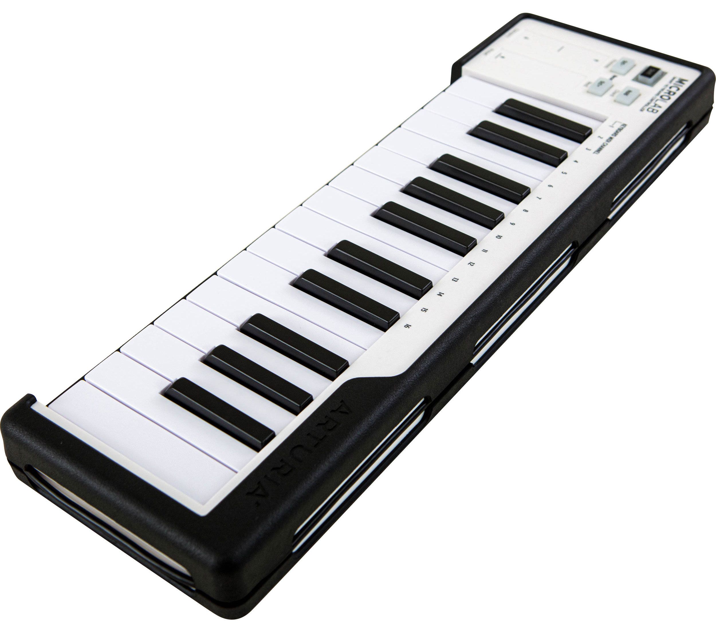 Изображение ARTURIA Microlab Black - MIDI-клавиатура 25 клавиш, цвет черный