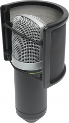 Изображение MACKIE PF-100 Поп-фильтр для конденсаторных микрофонов с диаметром корпуса 5-16см.