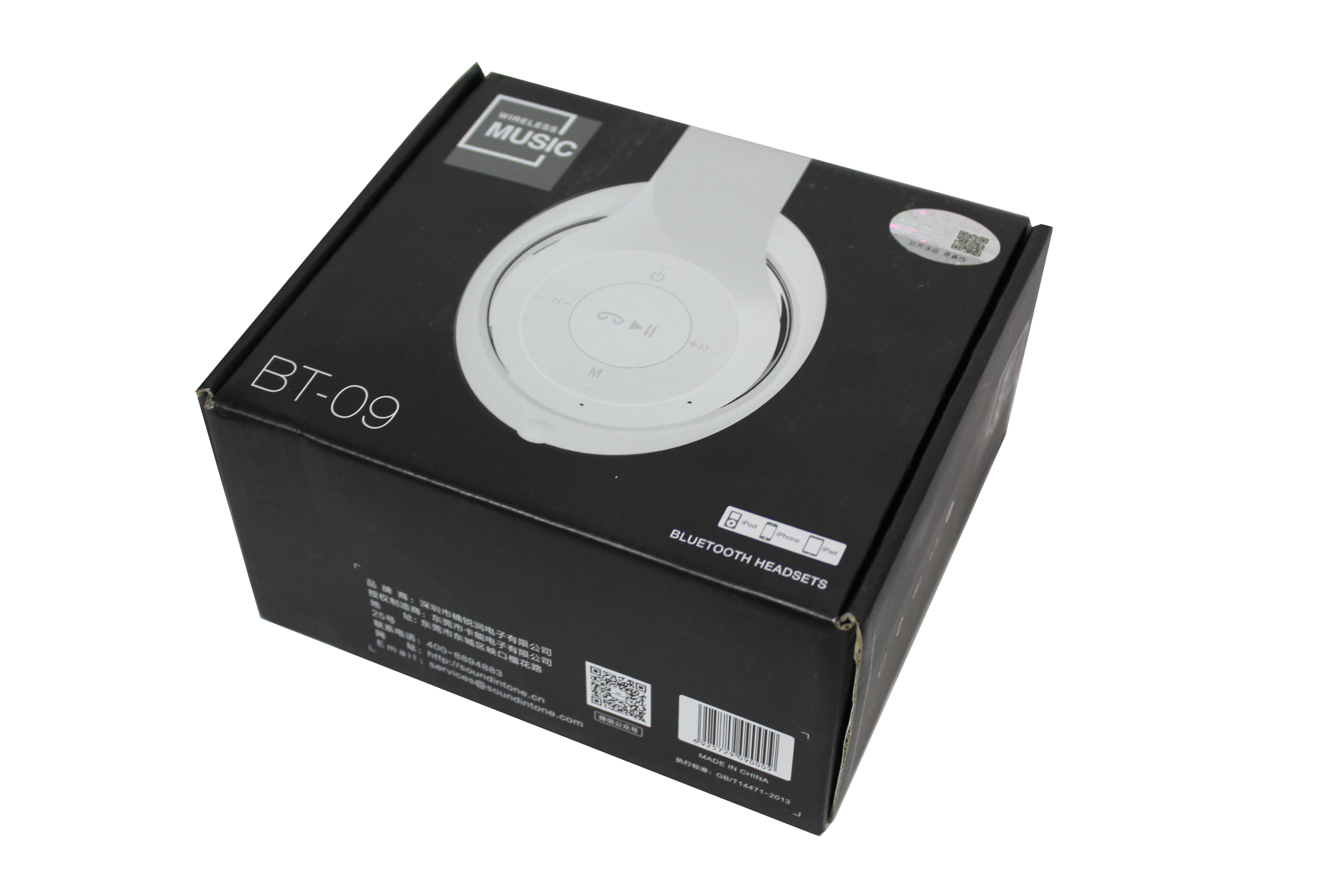 Изображение SOUND INTONE BT-09 Наушники bluetooth