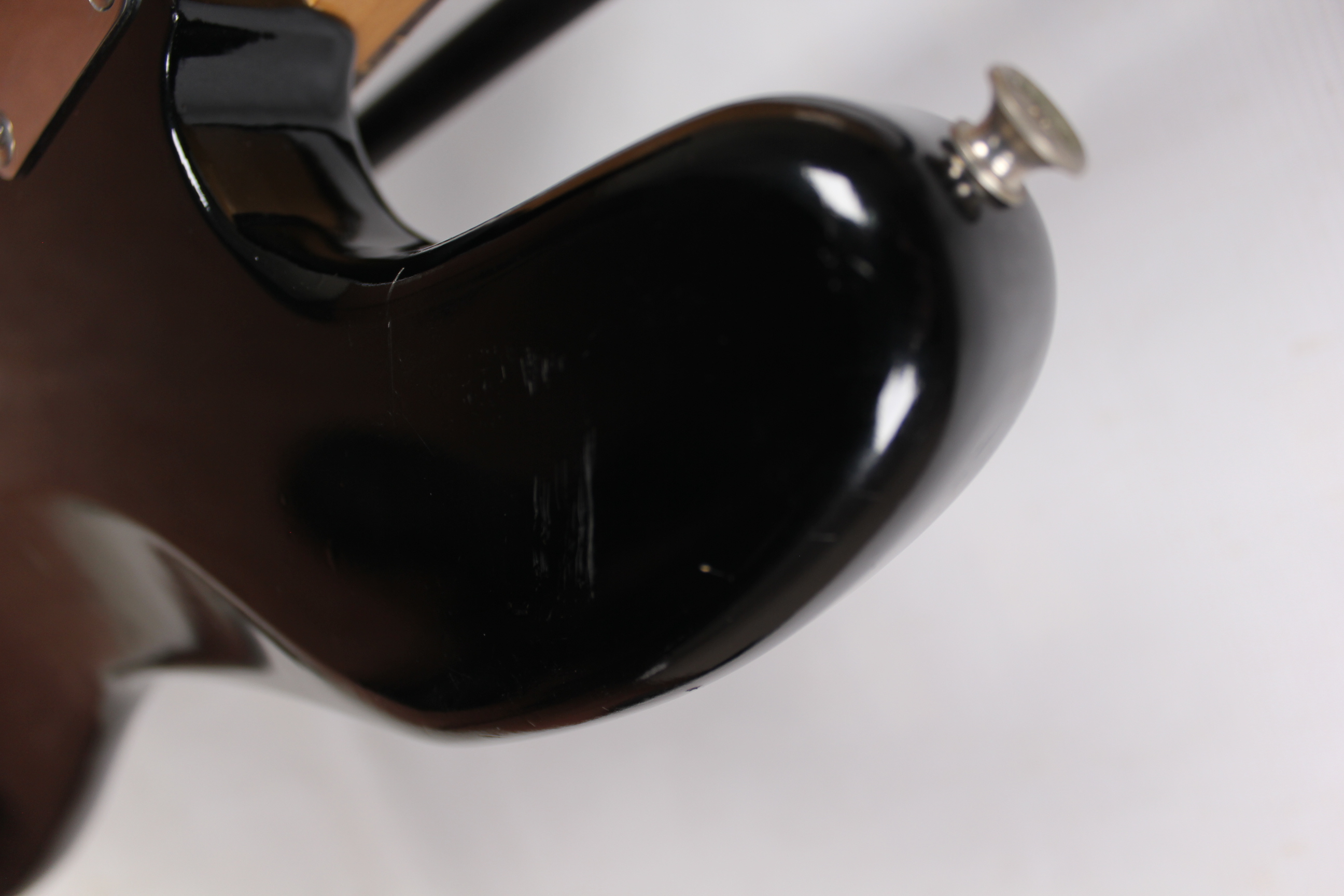 Изображение Holly Splendor Series Precision Bass Japan Бас-гитара б/у, черный, черный пикгард