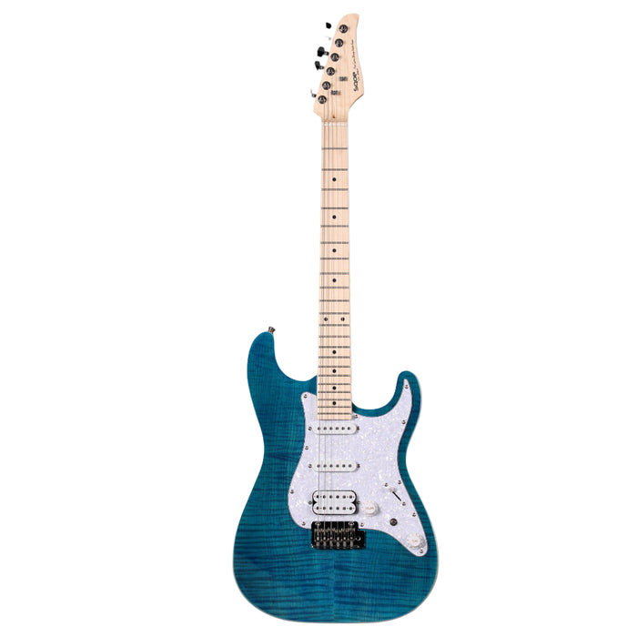 Изображение SQOE SEIB680BLS Электрогитара, цвет: голубой