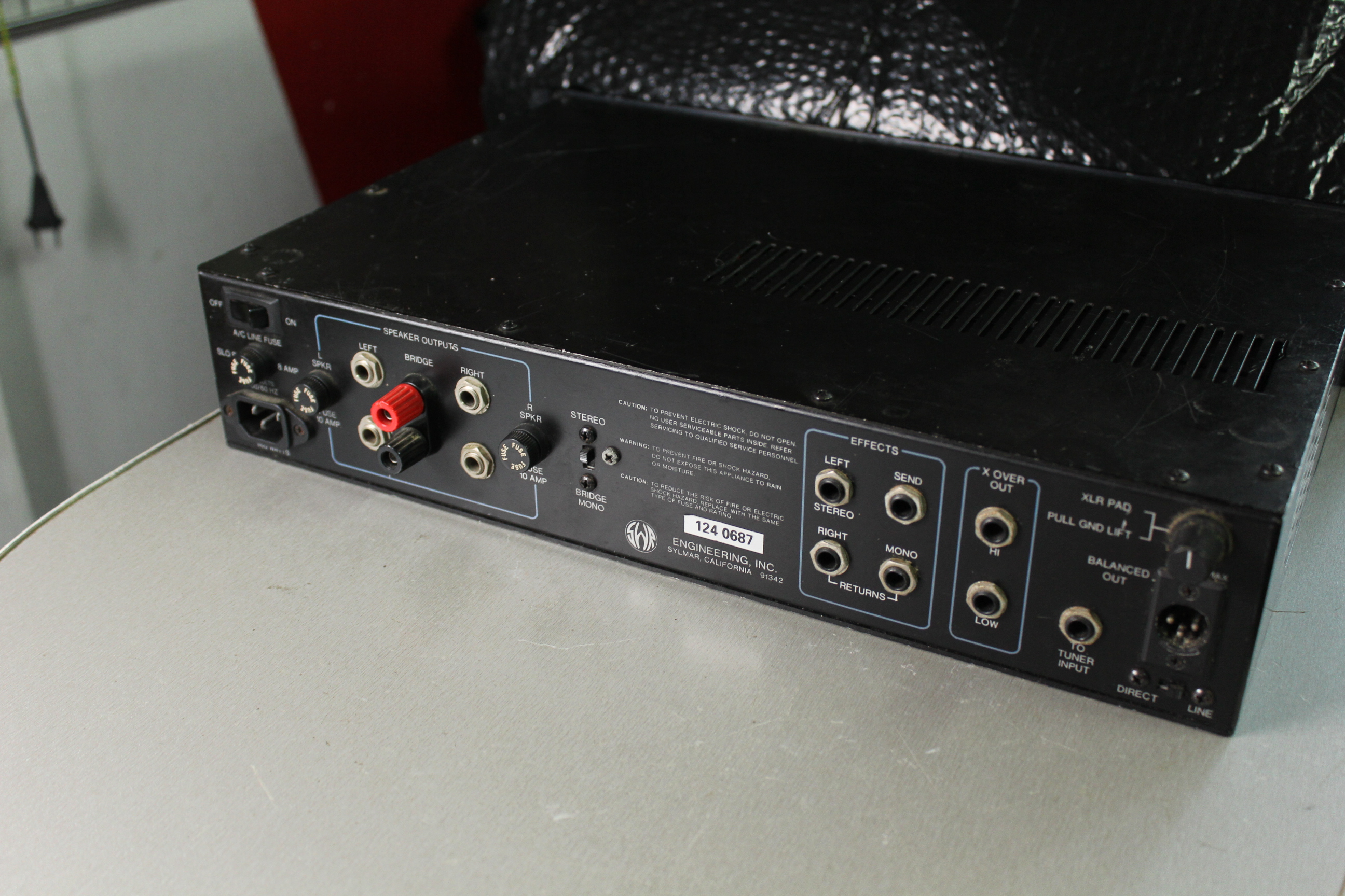 Изображение SWR SM900 Басовый усилитель б/у, s/n 1240687, 900W