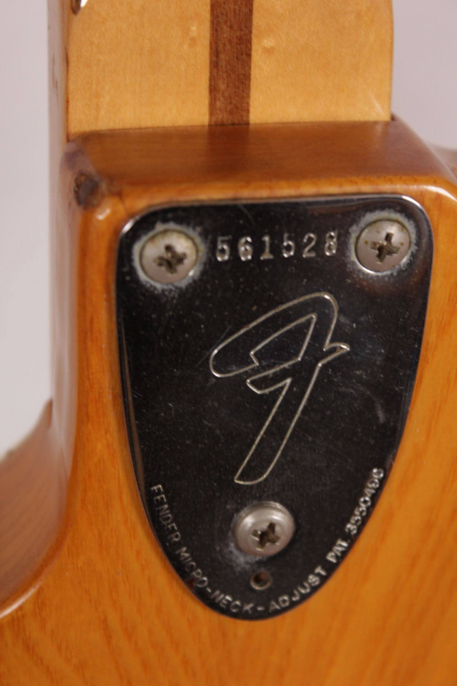 Fender Telecaster Thinline USA 1974, Электрогитара Б/У, s/n 561528, HH, цвет натуральный Изображение Fender Telecaster Thinline USA 1974, Электрогитара Б/У, s/n 561528, HH, цвет натуральный