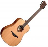 Изображение LAG GLA T170D Акустическая гитара, Дредноут, цвет - натуральный