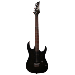 Изображение Ibanez Gio Superstrat Электрогитара б/у, s/n G10120264, HSH, темно-зеленый See Thru, фурнитура хром