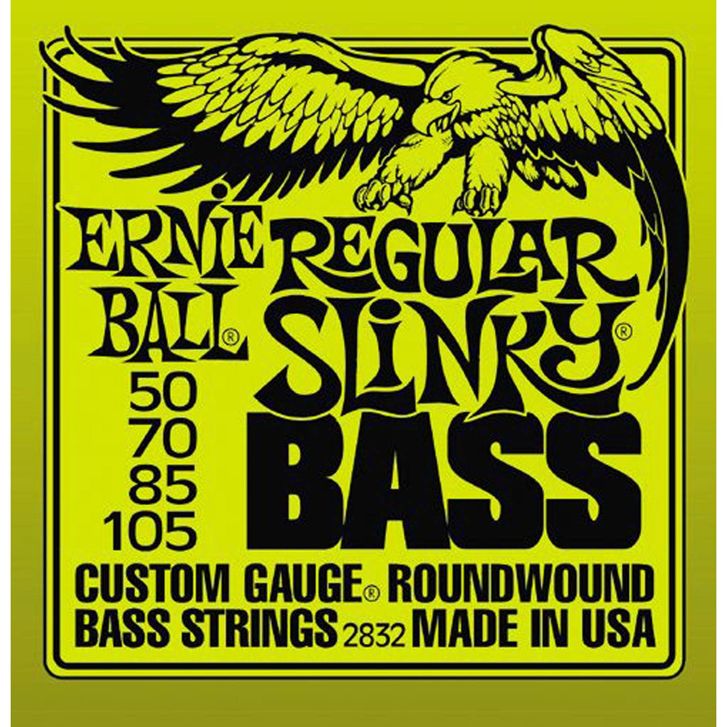 Изображение ERNIE BALL 2832 050-105 Струны для бас-гитары 