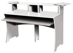 Изображение Glorious Workbench white стол аранжировщика, 2 рэковые стойки х 4U, цвет белый