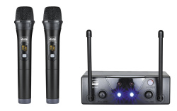 Изображение XLINE MD-262A-A Радиосистема двухканальная c двумя ручными передатчиками, фикс. частота