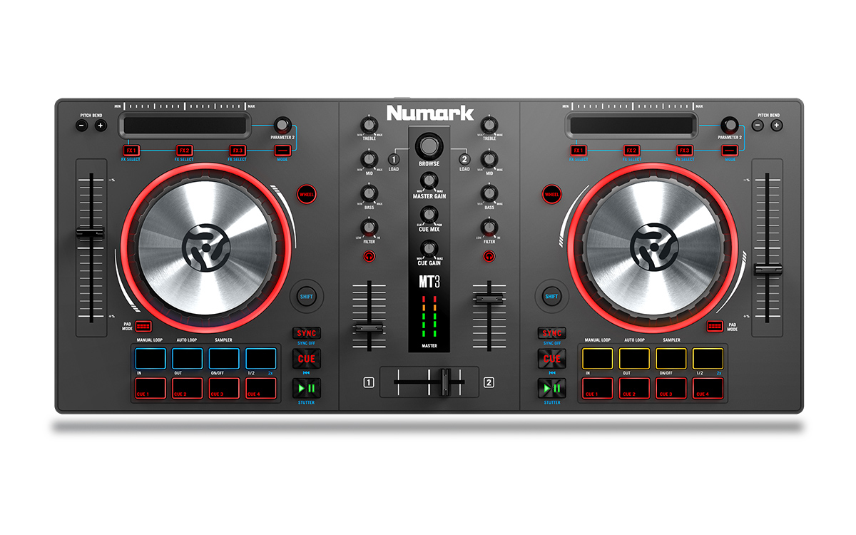 Изображение NUMARK MixTrack Pro III USB DJ-контроллер с аудиоинтер Searto