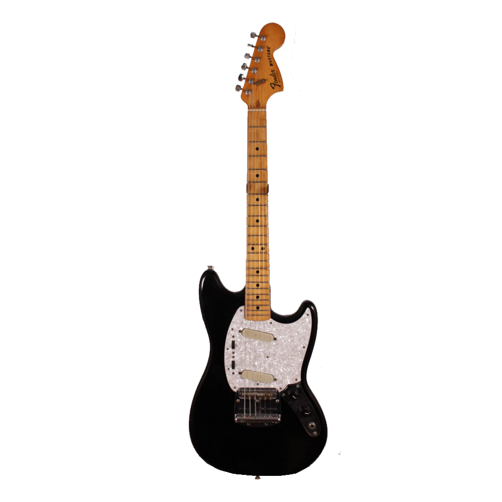 Изображение FENDER MUSTANG USA 1978, s/n S823505, SS, Черный, перламутровый пигард