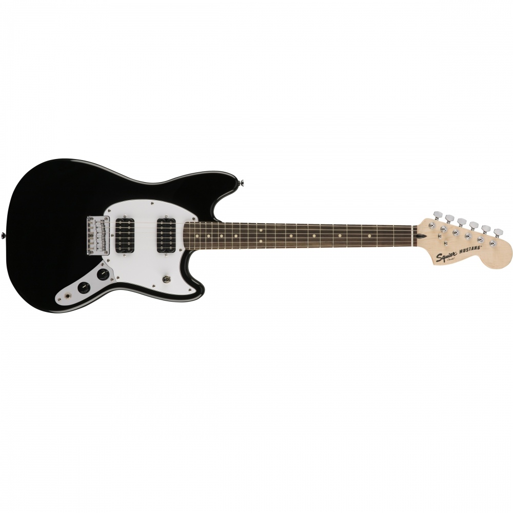 FENDER SQUIER BULLET MUSTANG HH BLK электрогитара, цвет черный Изображение FENDER SQUIER BULLET MUSTANG HH BLK электрогитара, цвет черный