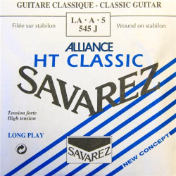 Изображение SAVAREZ 545J HT Classic Отдельная 5-я струна для классической гитары, сильное натяжение