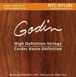 Изображение Godin 009350 NTC Nylon Комплект струн для классической гитары, среднее натяжение