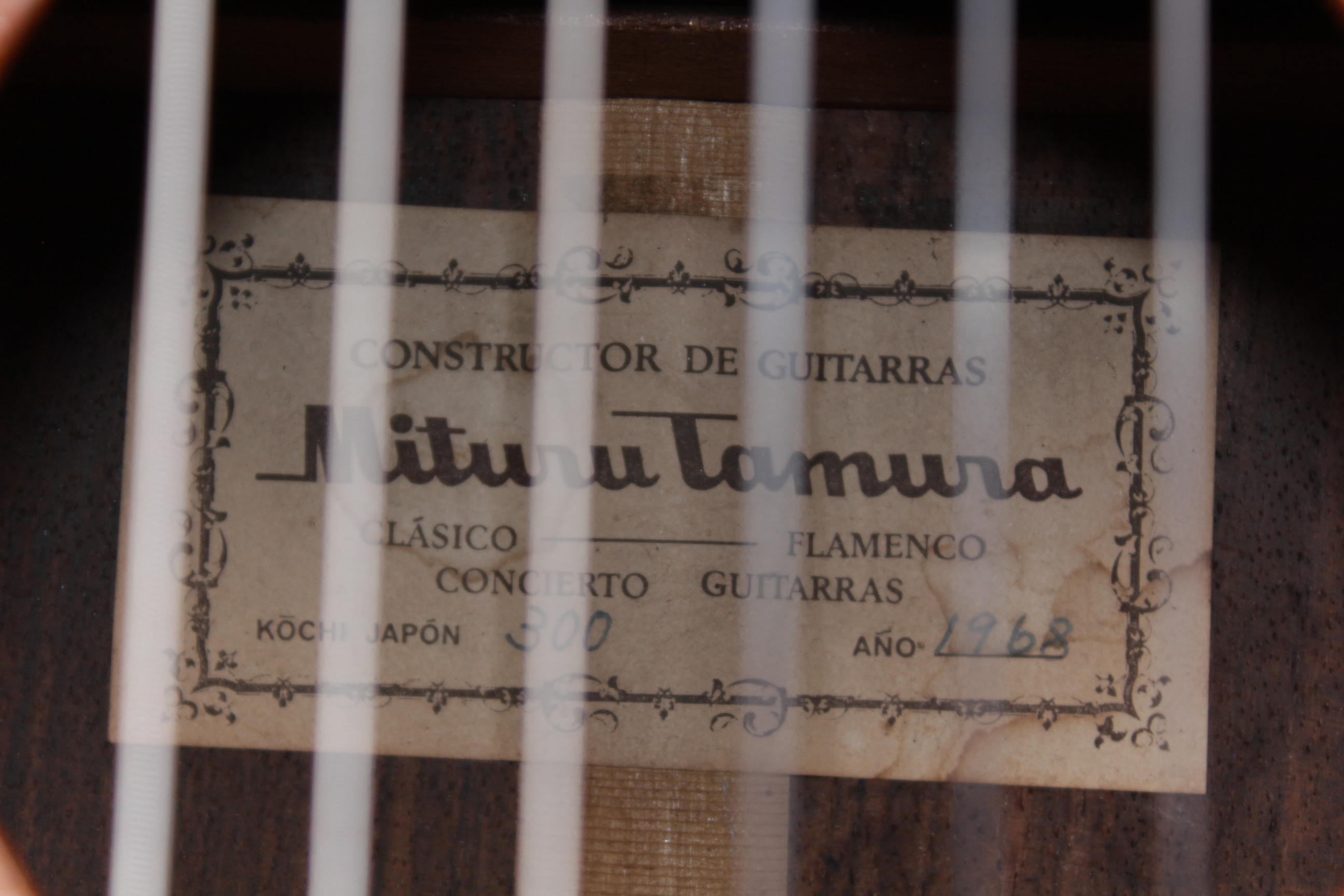 Изображение Mituru Tamura 300 Japan 1968 Классическая гитара б/у